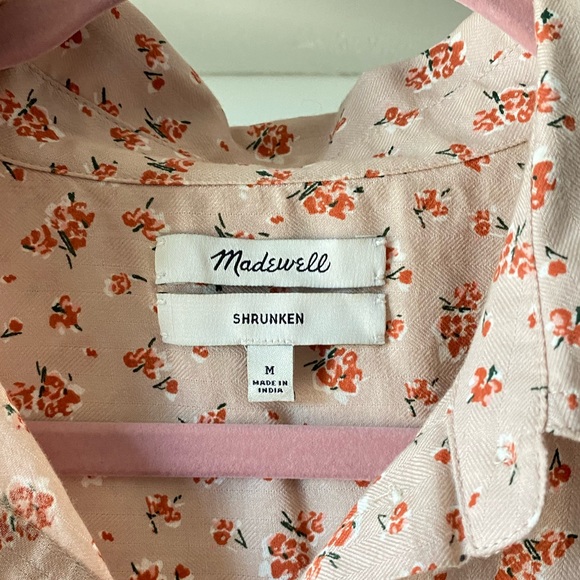 Madewell | Shrunken Ex-Boyfriend Shirt In Baby’s Breath - Picture 9 of 13